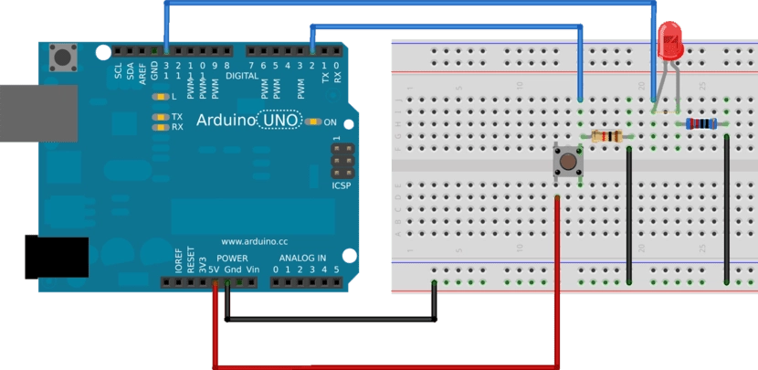 Bigote rumor Electricista conectar un boton a arduino jardín colgante patio