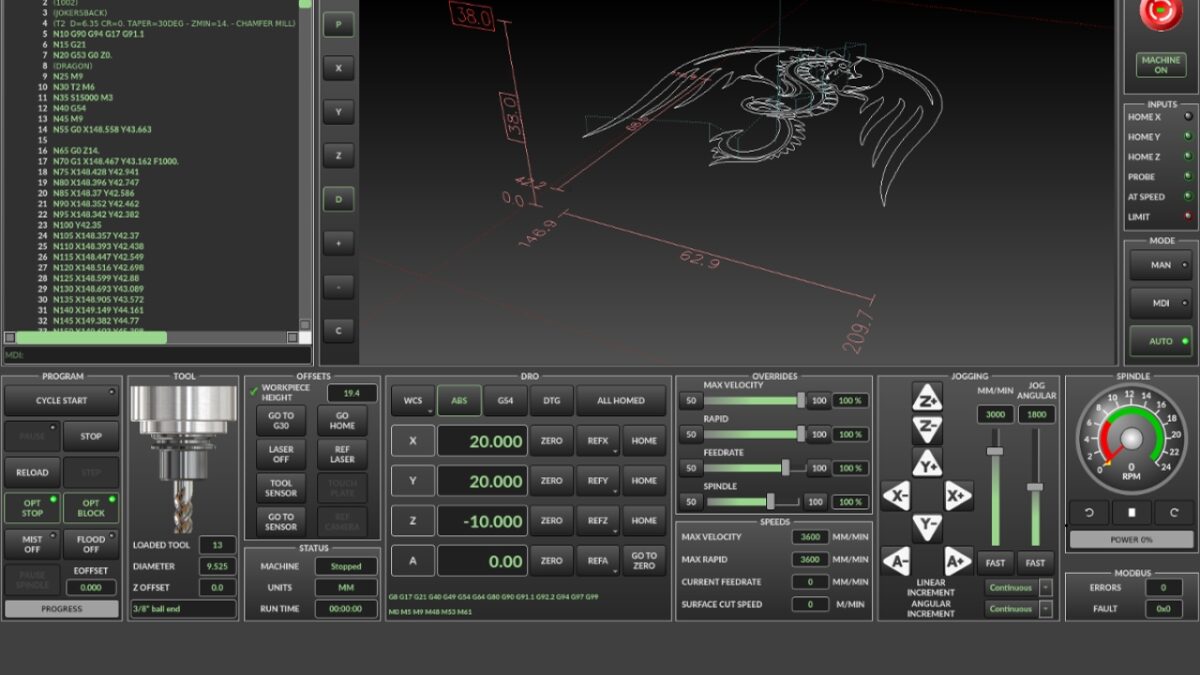 LinuxCNC: software para la fabricación industrial con maquinaria CNC