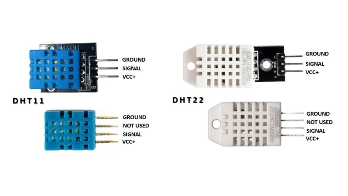 Adafruit AHT20 vs DHT22 vs DHT11: Sensor Comparison