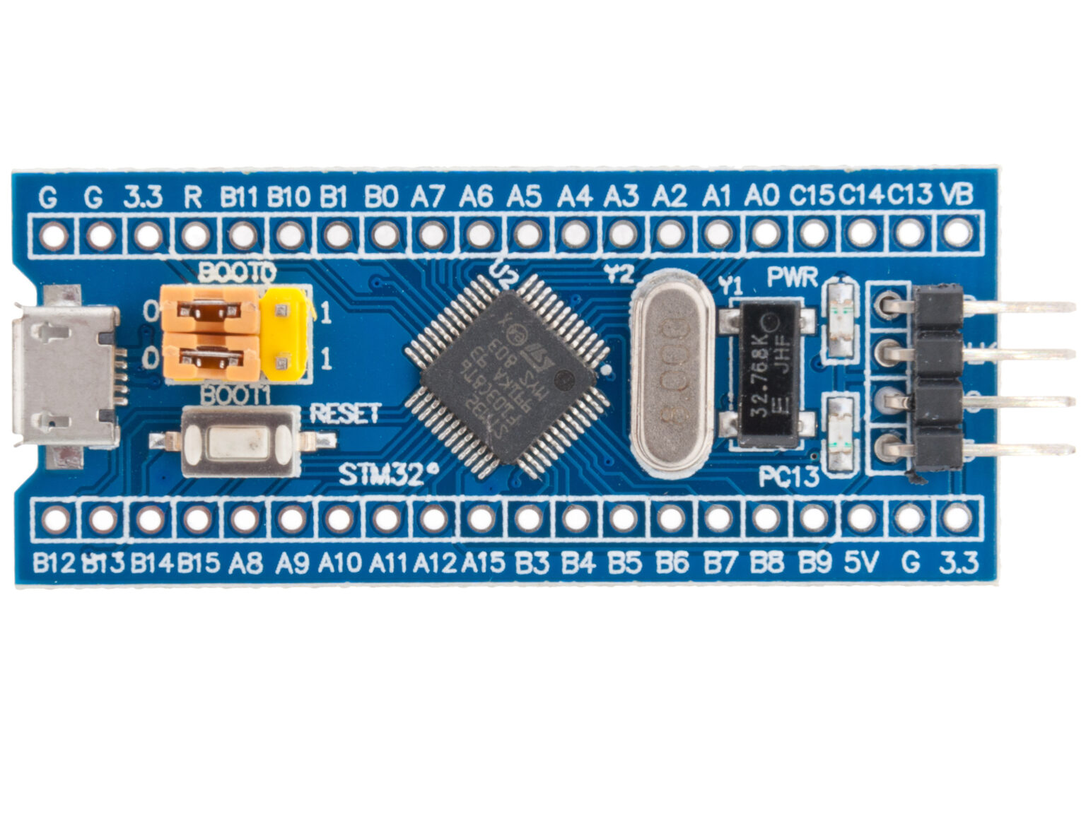 Especificaciones técnicas de la STM32 ‘Blue Pill’