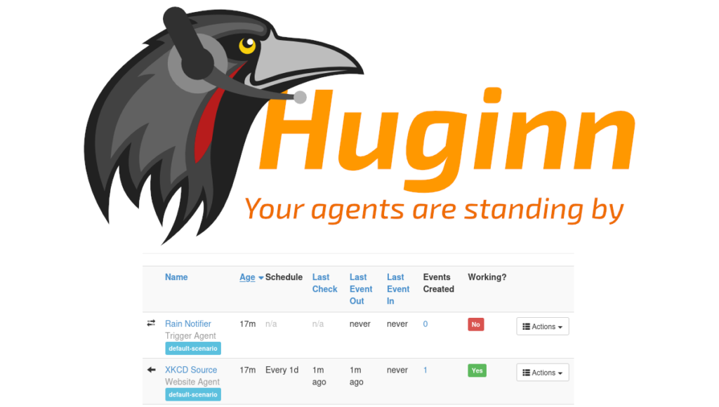 Huginn alternativa a IFTTT y Zapier-1