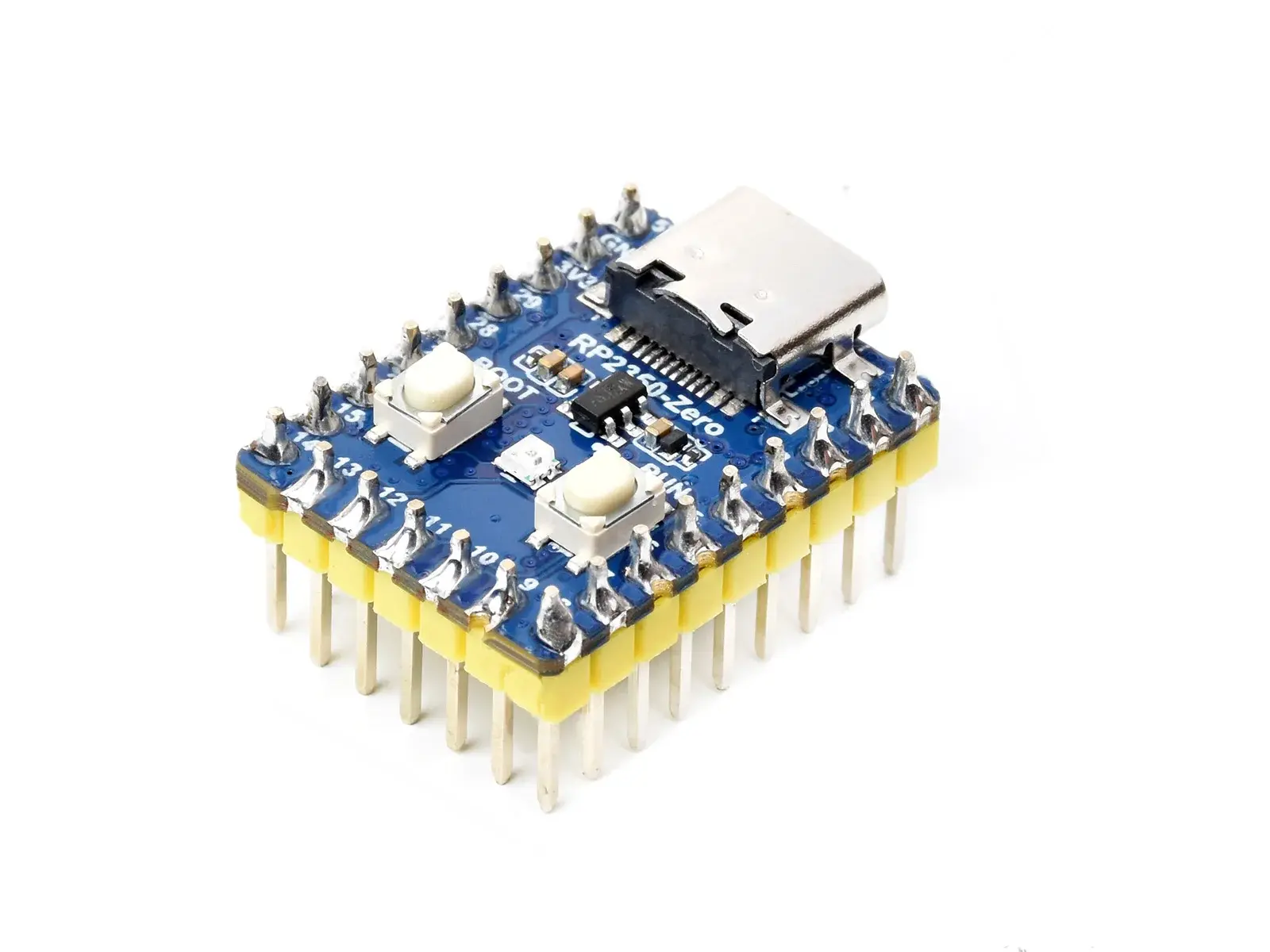 Detalles técnicos de RP2350-PiZero Waveshare