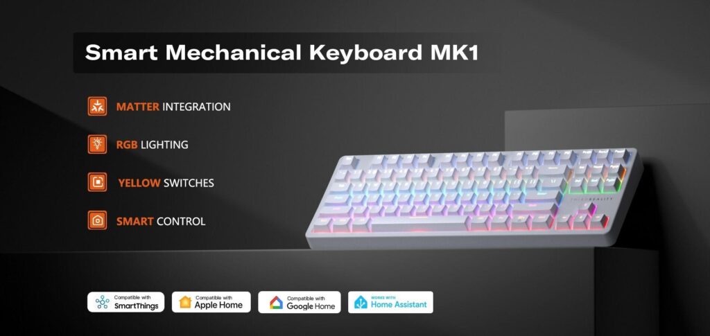 características THIRDREALITY Smart Mechanical Keyboard MK1