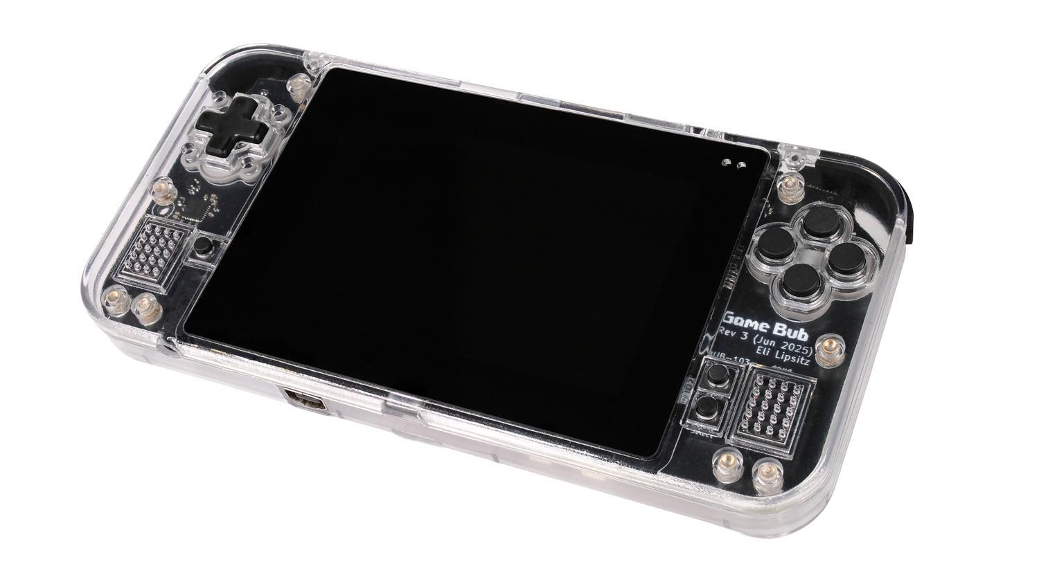 Pantalla y diseño de Game Bub