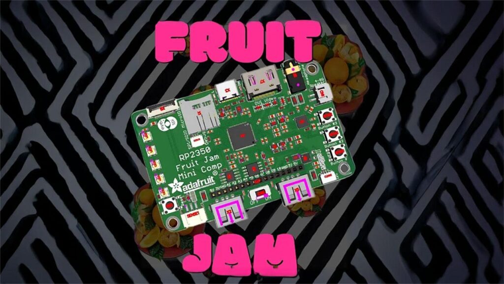 características de Adafruit Fruit Jam