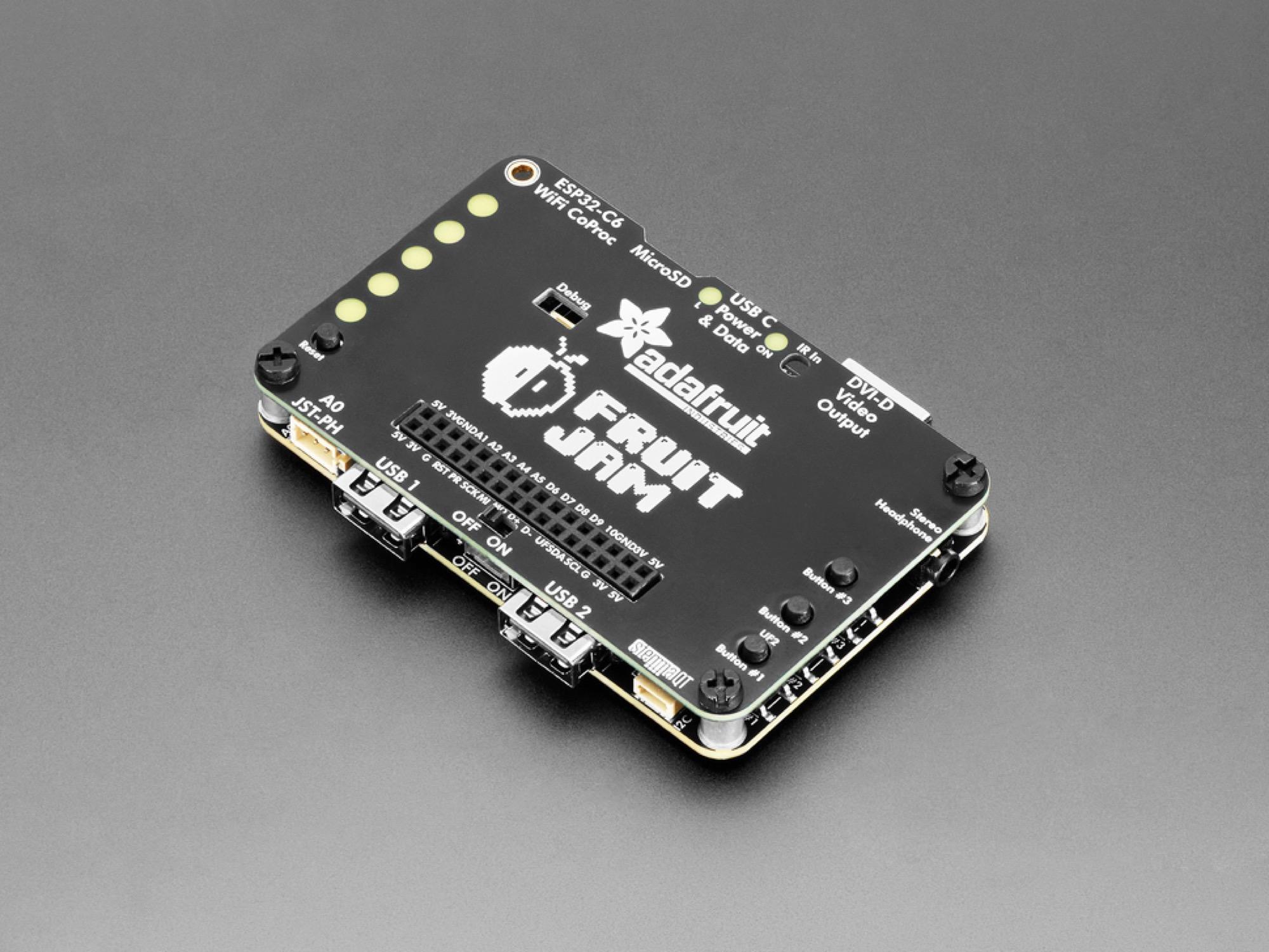 Adafruit Fruit Jam vídeo y audio