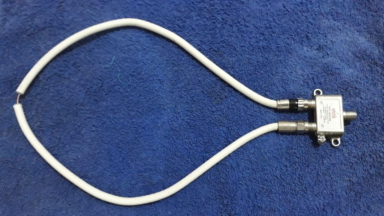 Antena de televisión casera