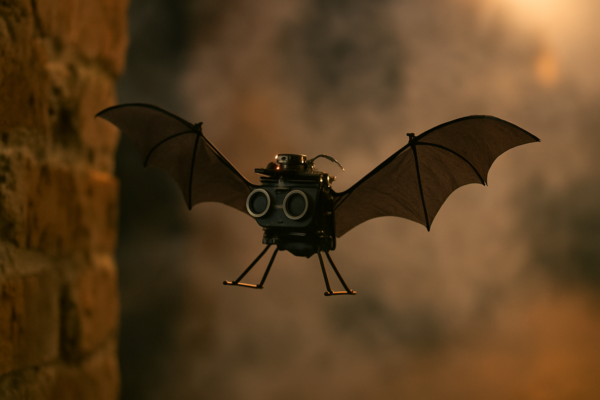 Drones inspirados en murciélagos con ecolocalización