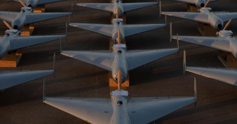primer escuadrón de drones kamikaze en Oriente Próximo