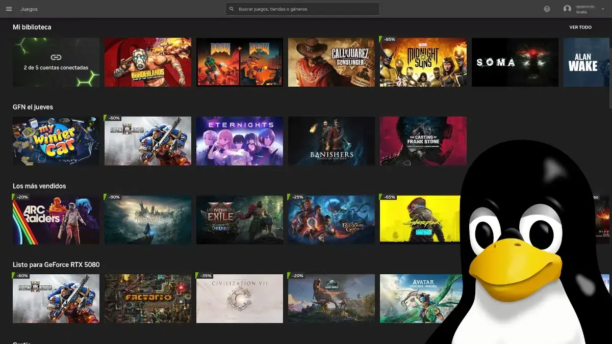 Aplicación nativa de GeForce NOW en escritorio Linux Aplicación nativa de GeForce NOW en escritorio Linux