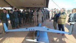defensa contra drones en la base de la Legión en Viator