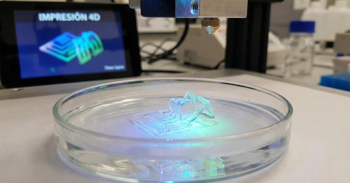 Material para impresion 4D con azufre Material para impresion 4D con azufre