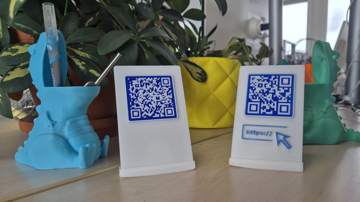 códigos QR dinámicos en impresión 3D códigos QR dinámicos en impresión 3D
