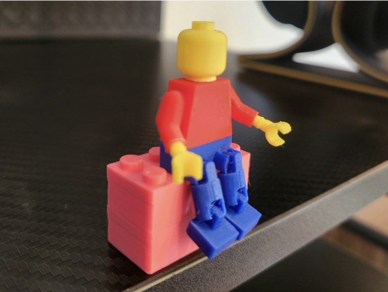 LEGOs flexi legs 3D printing