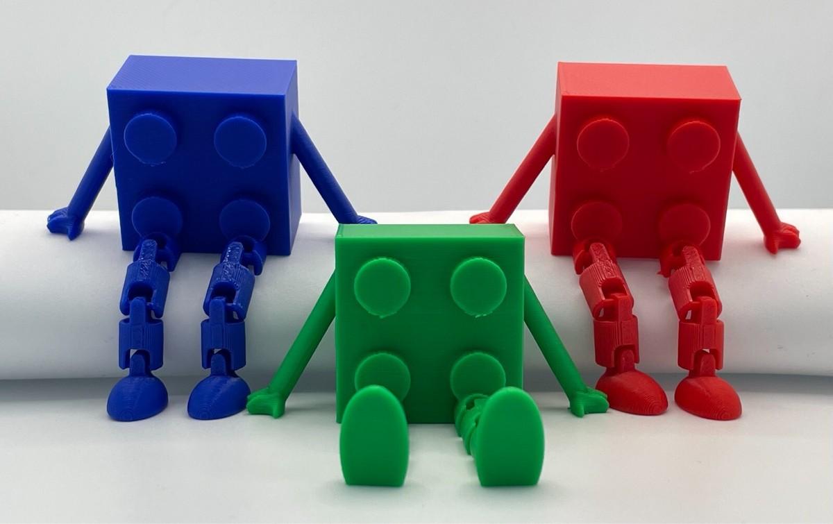 Flexi legs para proyectos LEGO Diseño de patas flexibles para LEGO en impresión 3D
