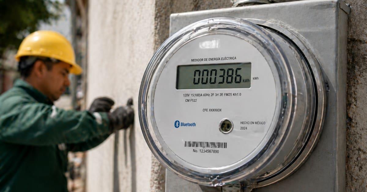 detalle de medidor cfe bluetooth detalle de medidor cfe bluetooth