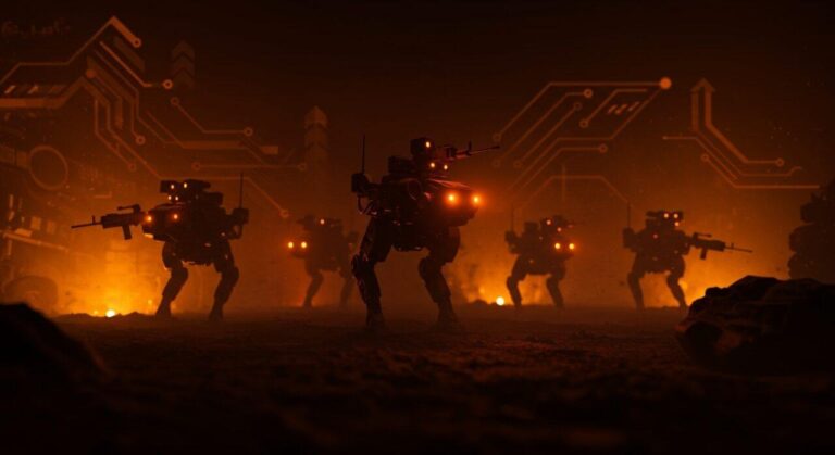 Robots militares China: la manada de lobos autónomos