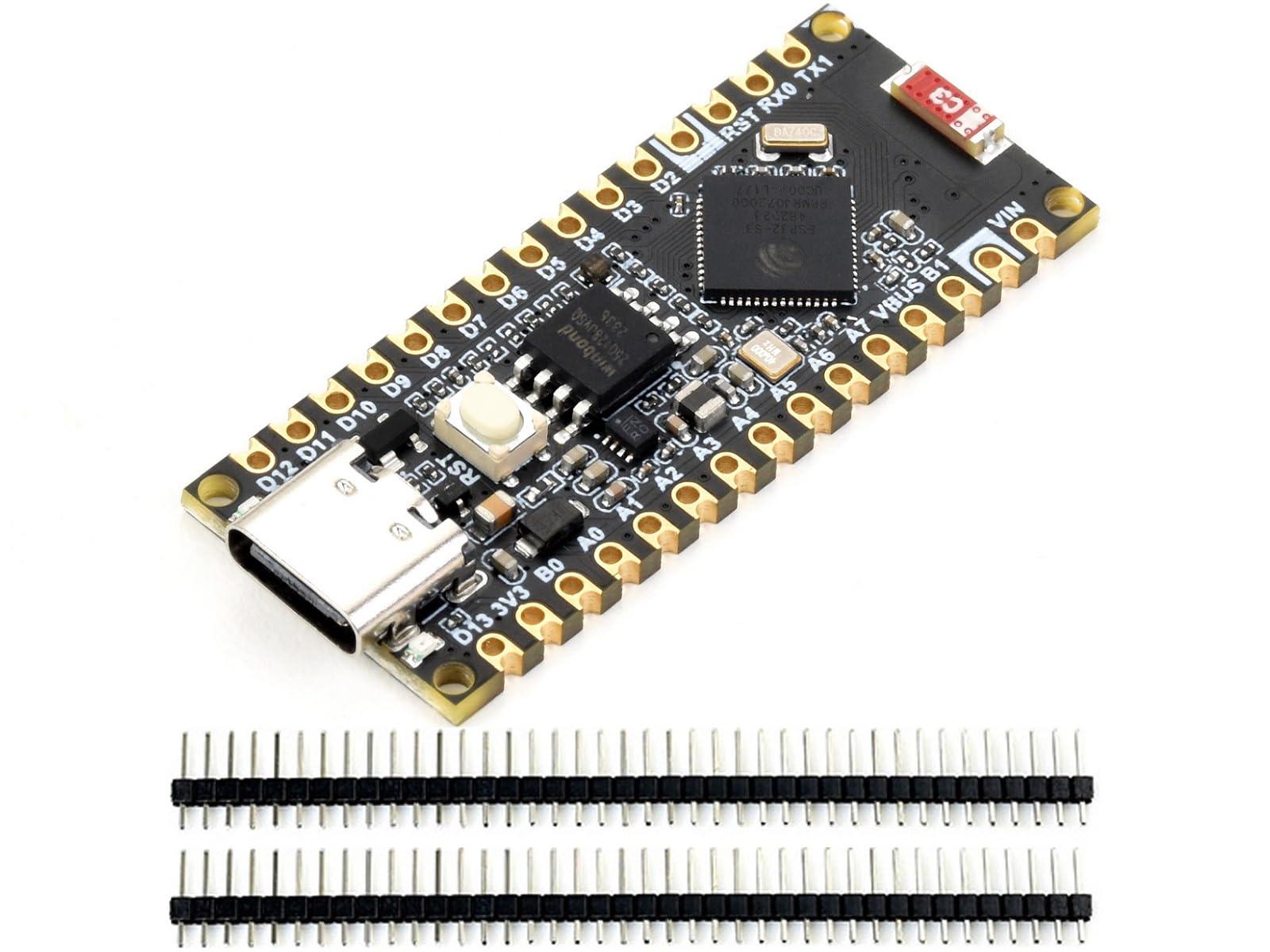 detalle de placa ESP32-S3 para MIDI y control de tensión CV detalle de placa ESP32-S3 para MIDI y control de tensión CV