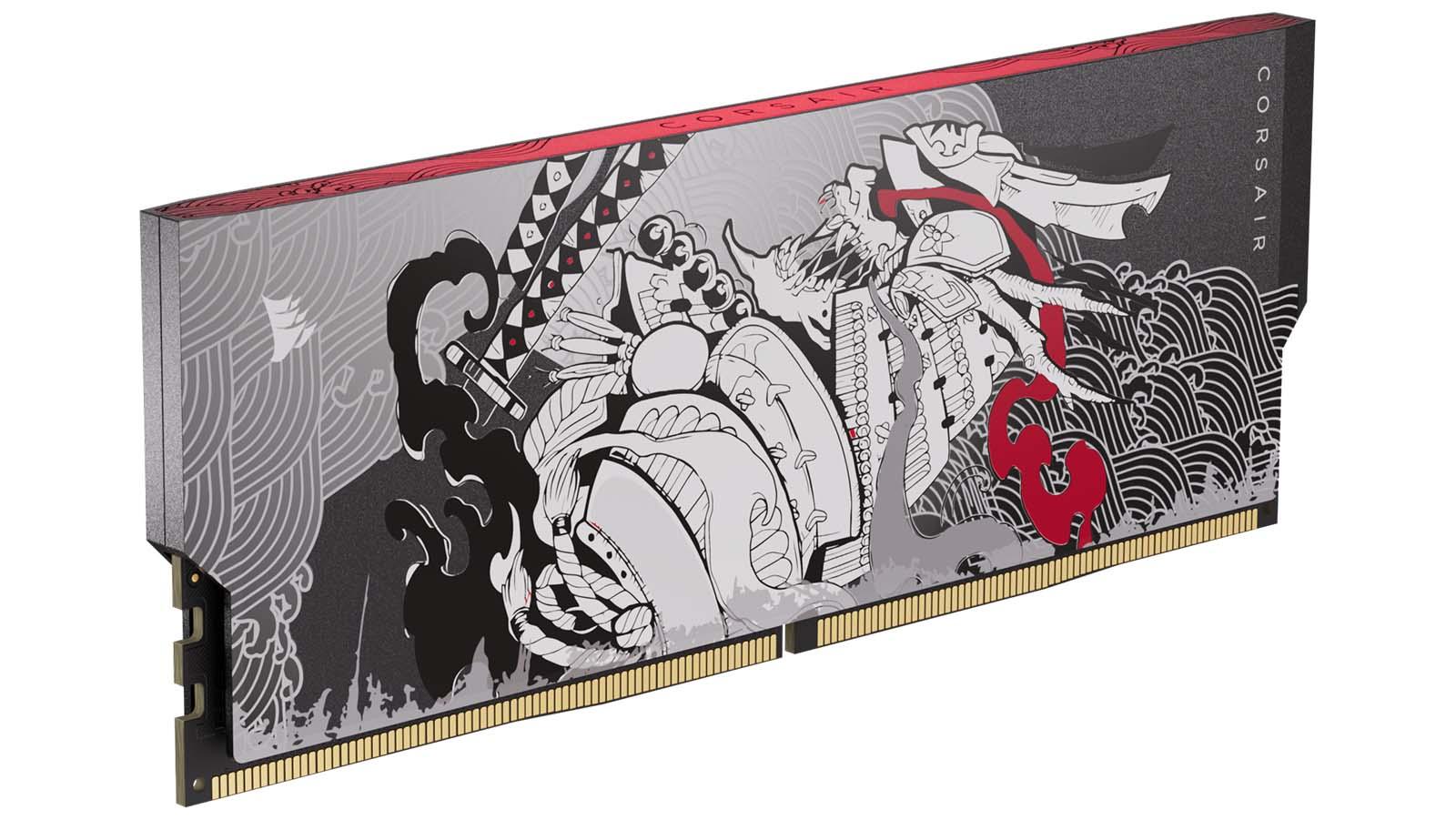 Detalle final de Corsair SHUGO DDR5 Detalle final de Corsair SHUGO DDR5