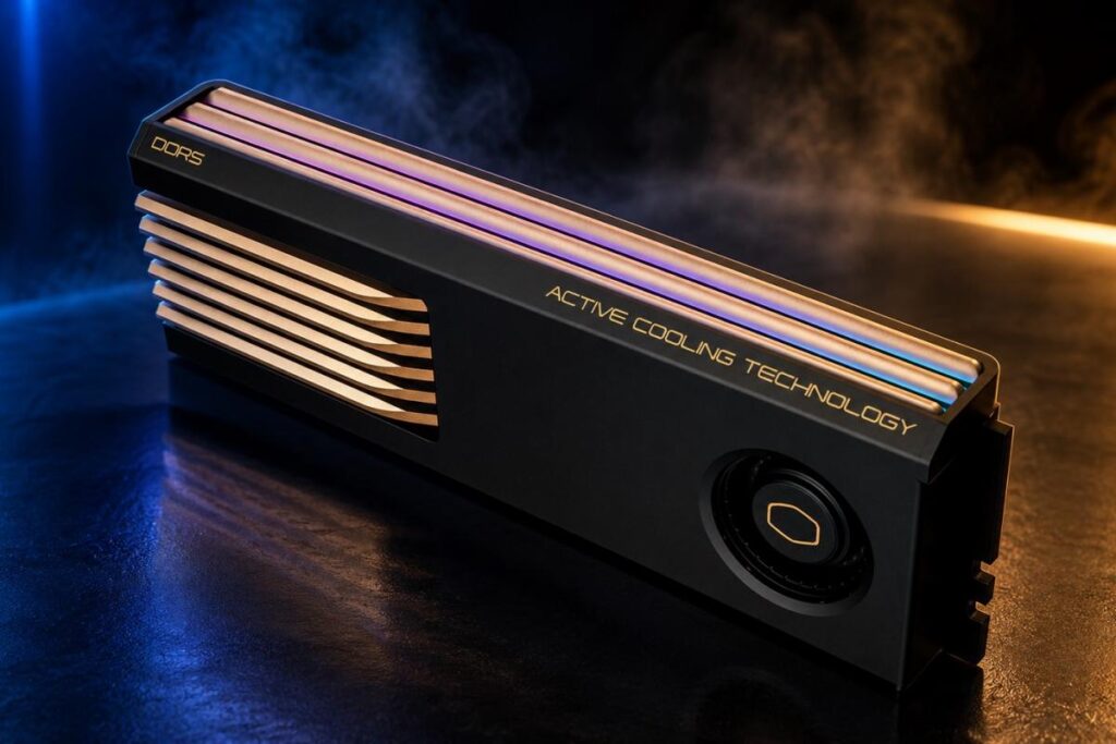 Memoria DDR5 con refrigeración activa