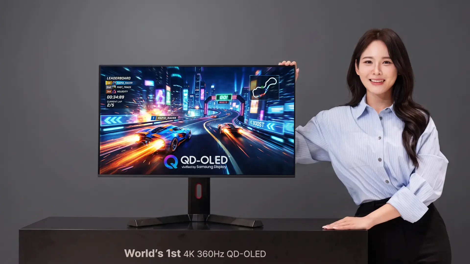 Estructura de píxeles V-Stripe Detalle de píxeles QD-OLED