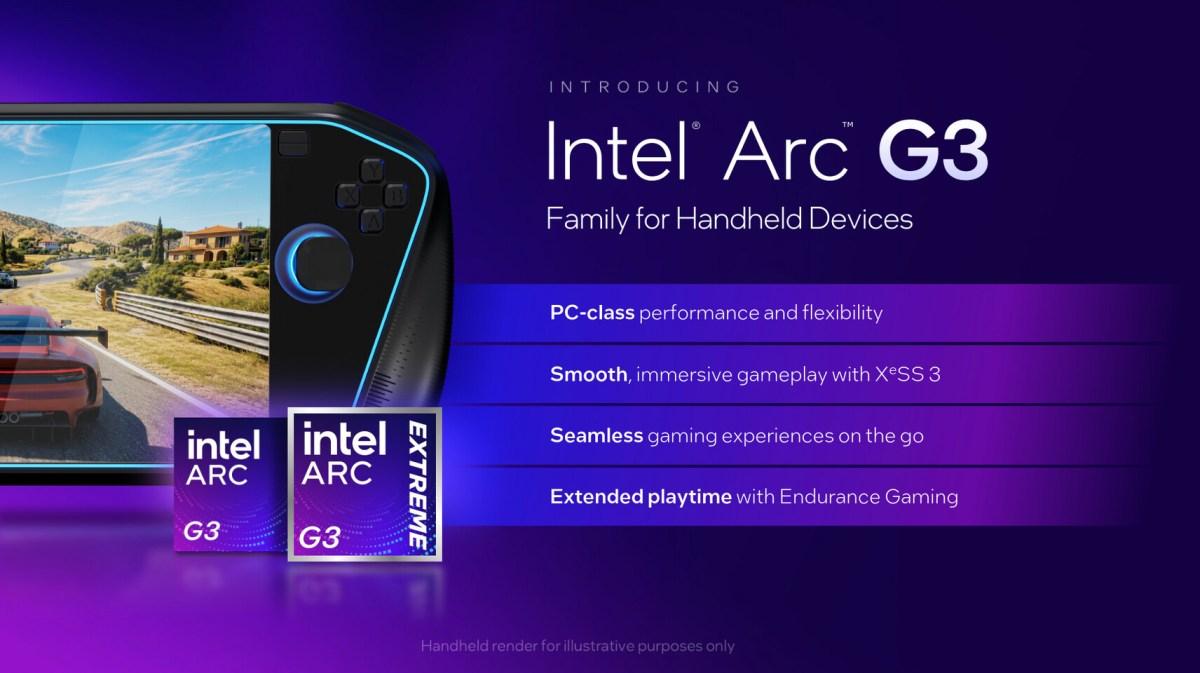 Intel Arc Serie G Procesadores Procesadores Intel Arc Serie G para gaming portátil