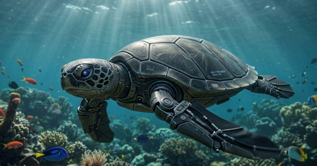 Tiene 15 años y construyó una tortuga robótica con IA que detecta contaminación bajo el agua con un 96% de precisión