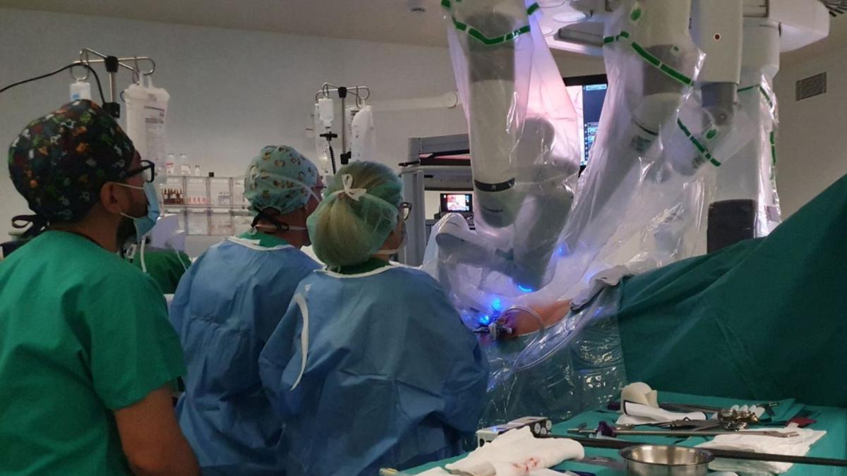 Interfaz de precisión quirúrgica Consola de control para cirujano