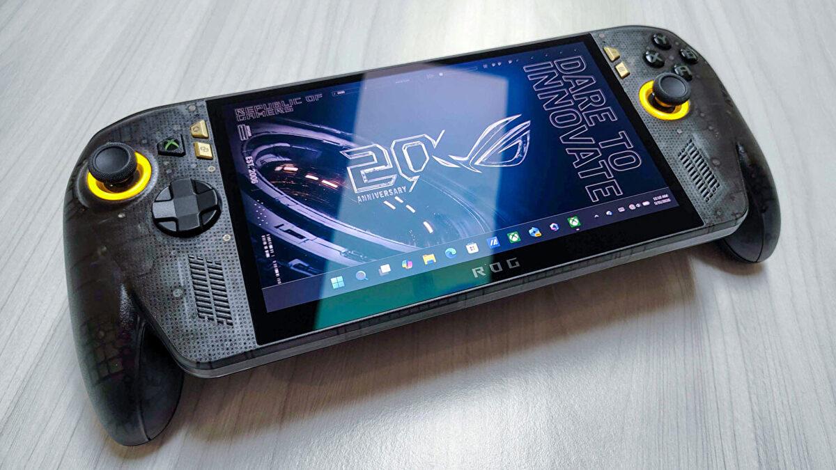Detalle de pantalla OLED Pantalla OLED de la ROG Ally X20