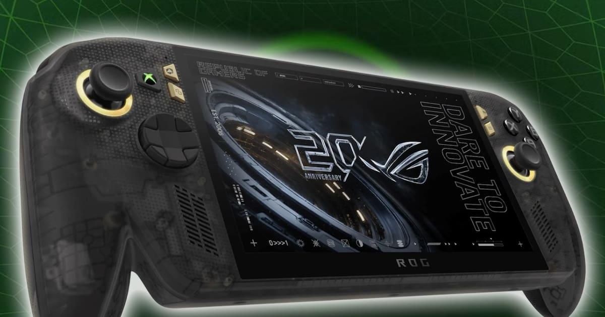 Detalles tƩcnicos ROG Ally X20 ASUS ROG Ally X20 en detalle