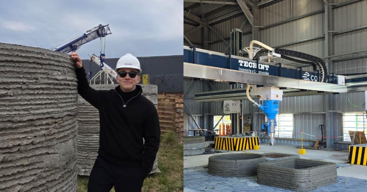 Maquinaria para construcción 3D Tecnología de impresión 3D de viviendas