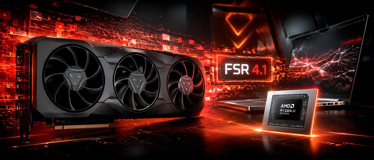 Software AMD Adrenalin 26.6.2 Drivers AMD Adrenalin FSR 4.1