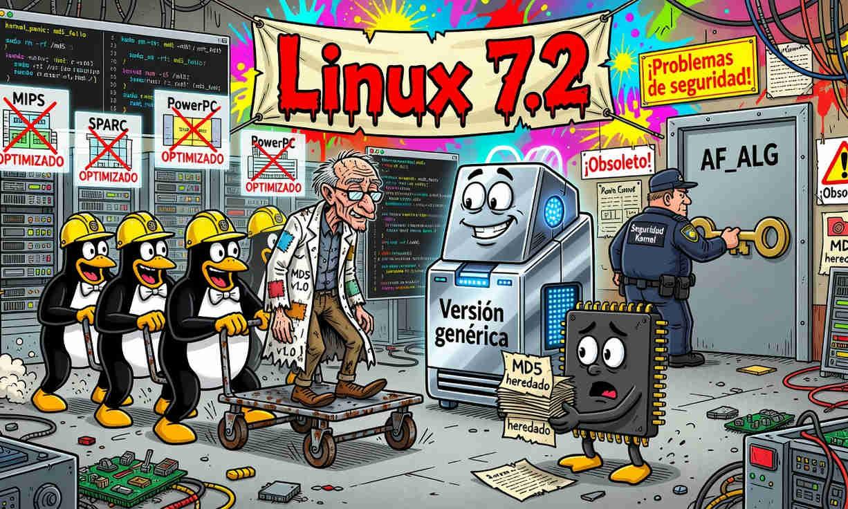 Mantenimiento de software libre Programador trabajando en el código del kernel