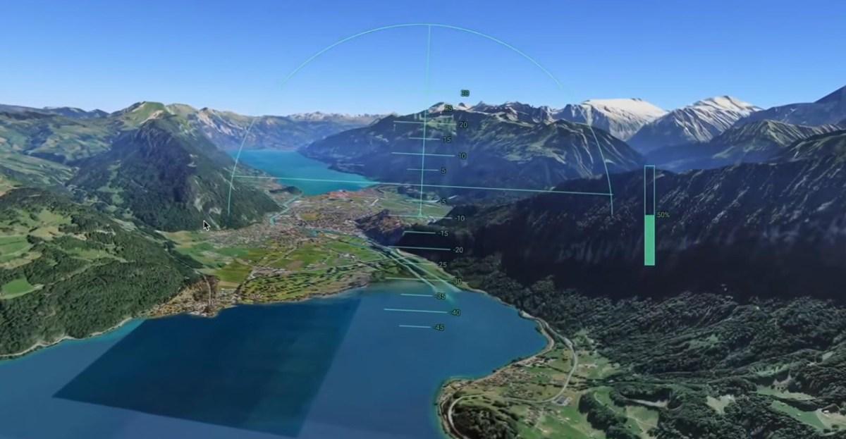 Controles de vuelo en Google Earth Interfaz simulador vuelo online