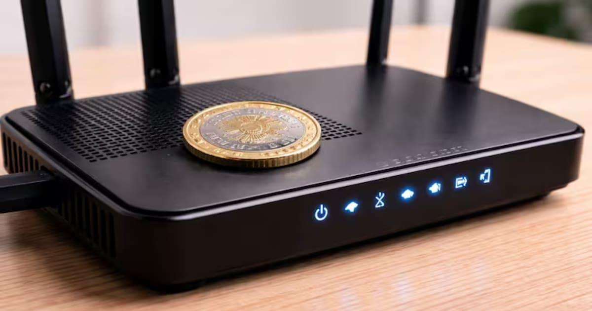 Reflector de señal WiFi casero Truco casero router WiFi