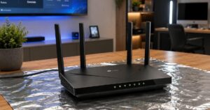 trucos para el router WiFi con papel aluminio y monedas