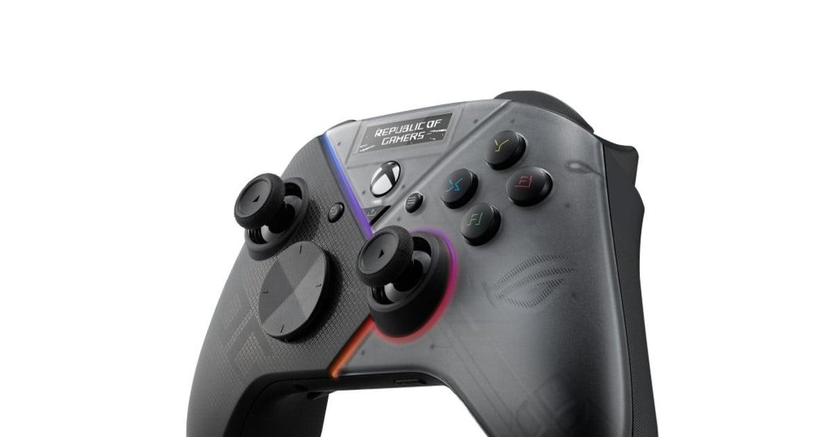 CaracterÃsticas técnicas del nuevo mando Asus Detalle del mando Asus ROG con 8000 Hz