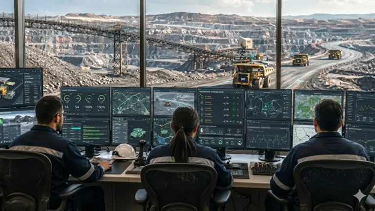 Minería autónoma conectividad avanzada