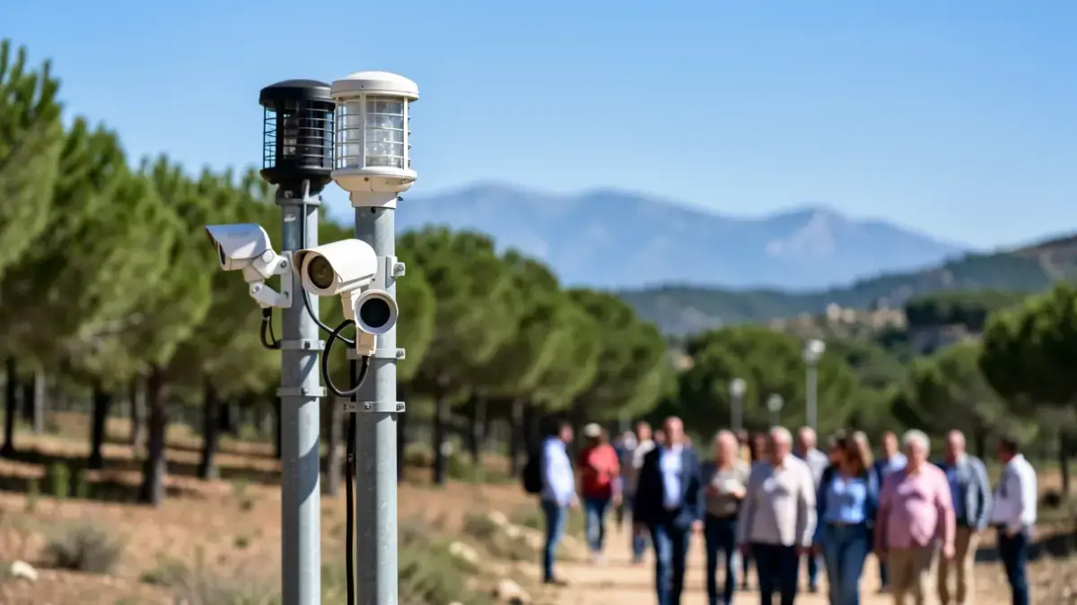 Sistema de monitorización de incendios forestales en Castellón Sensores y tecnología forestal contra incendios