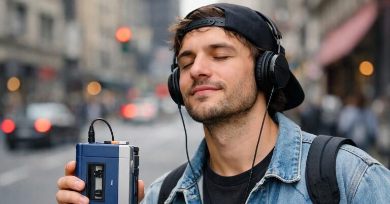 Walkman Bluetooth USB-C regreso