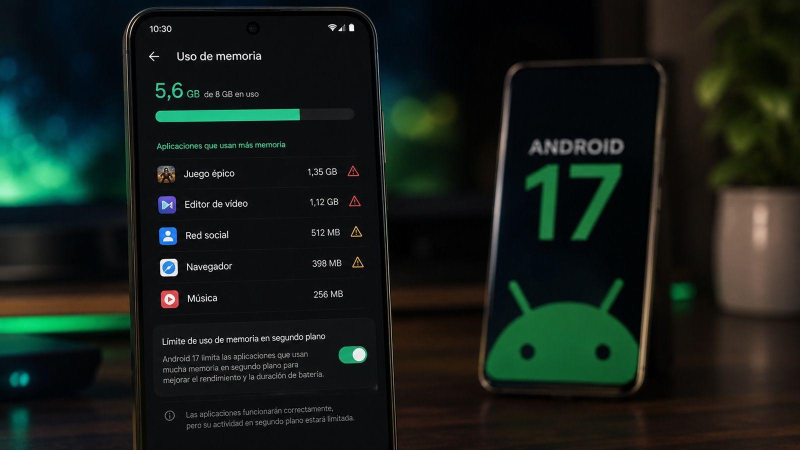 Android 17 lĂmite de memoria Android 17 y la gestiĂłn de RAM