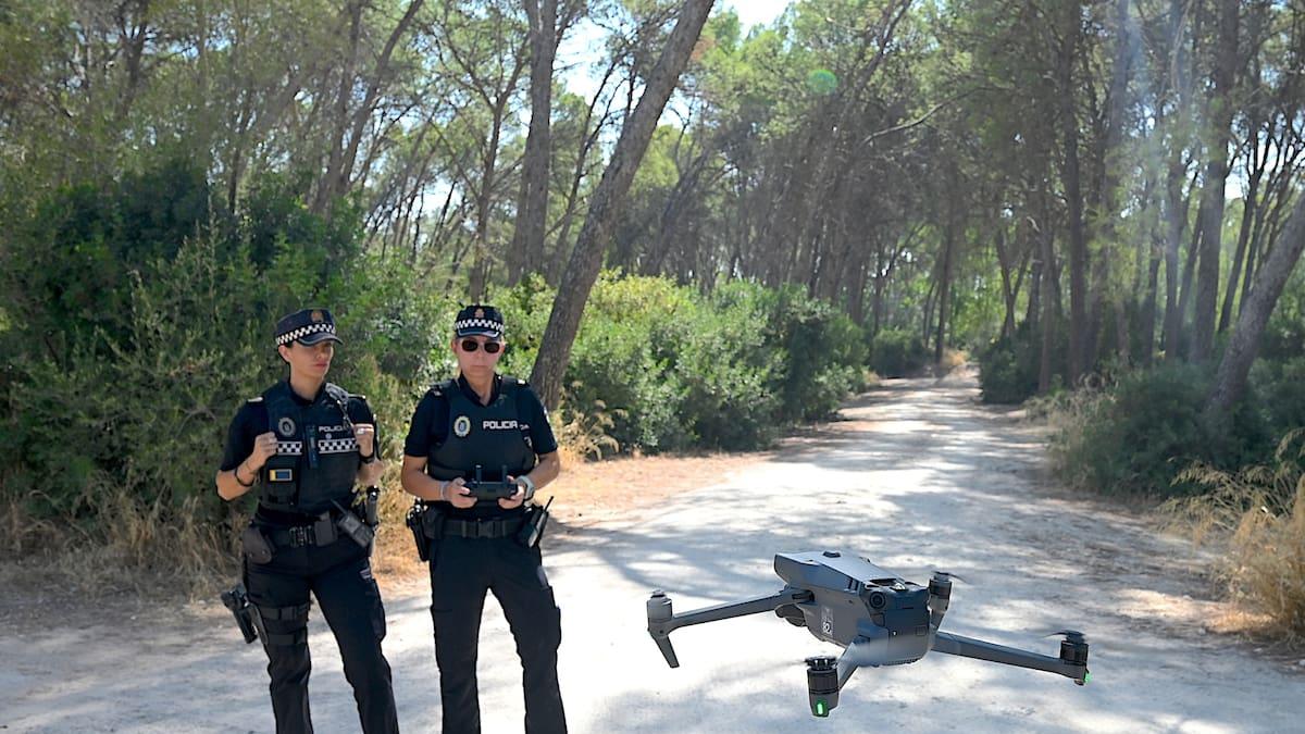 Patrullaje aéreo en Jerez Drones en Jerez