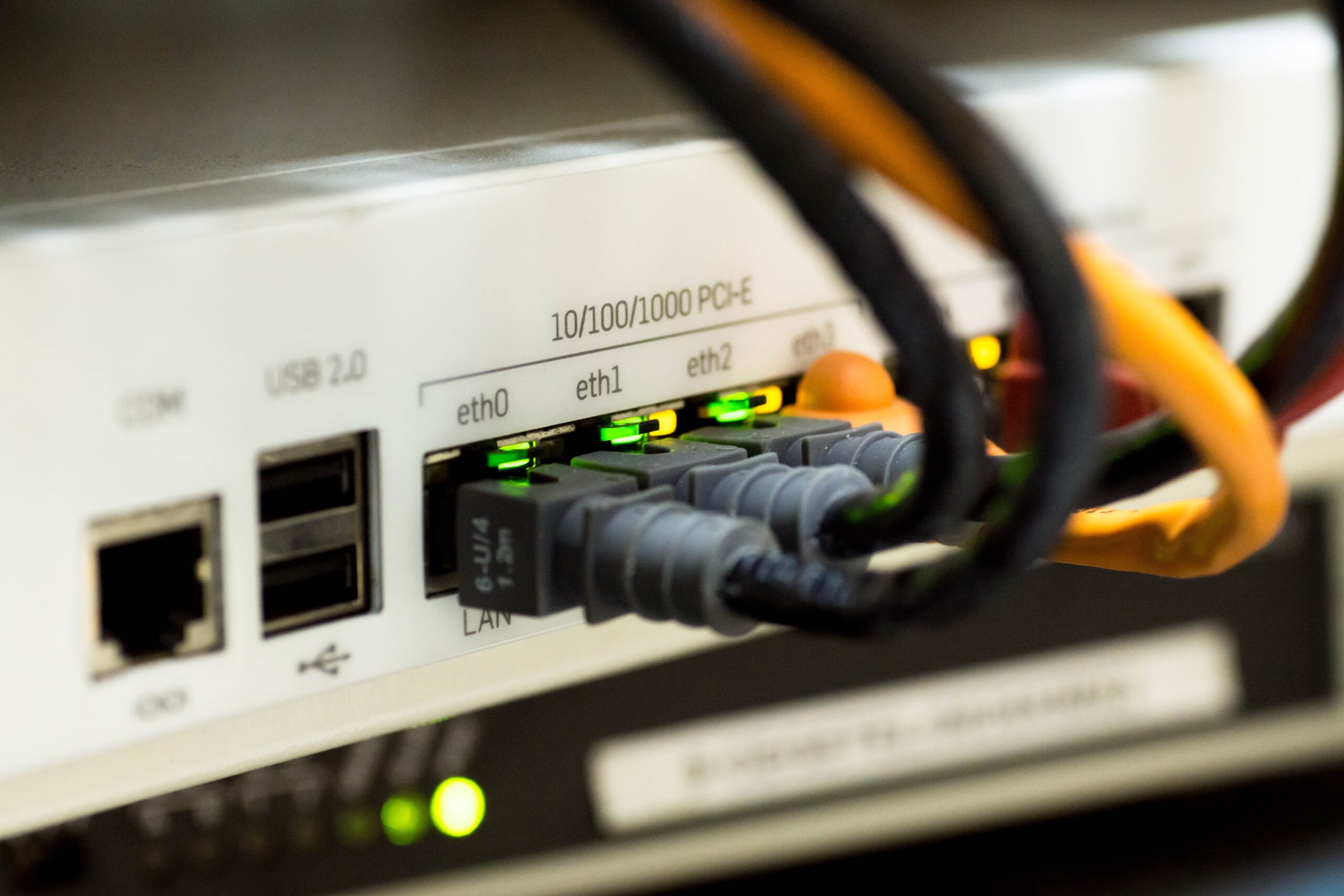 Partes externas del router Partes externas del router