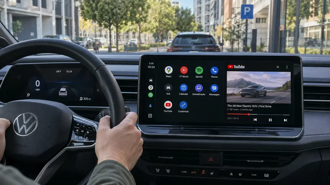 Android Auto con nueva interfaz Navegación con Android Auto