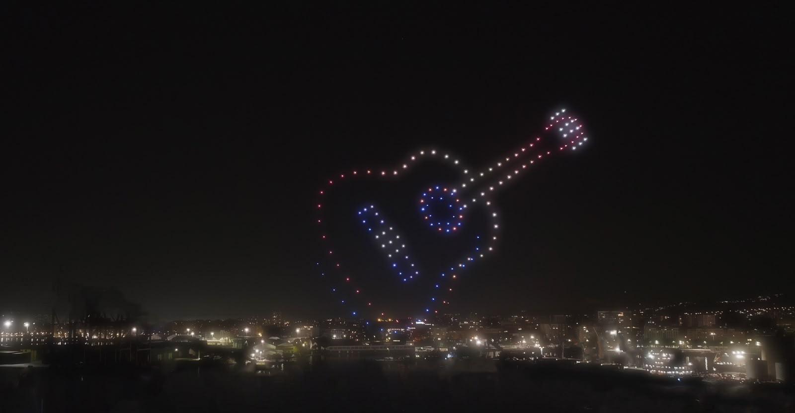 Espectáculo de drones Espectáculo de drones en Zamora