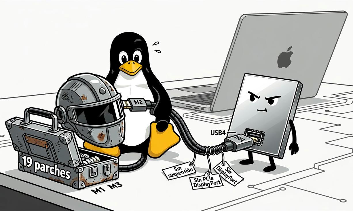 Soporte USB4 y Thunderbolt en Linux