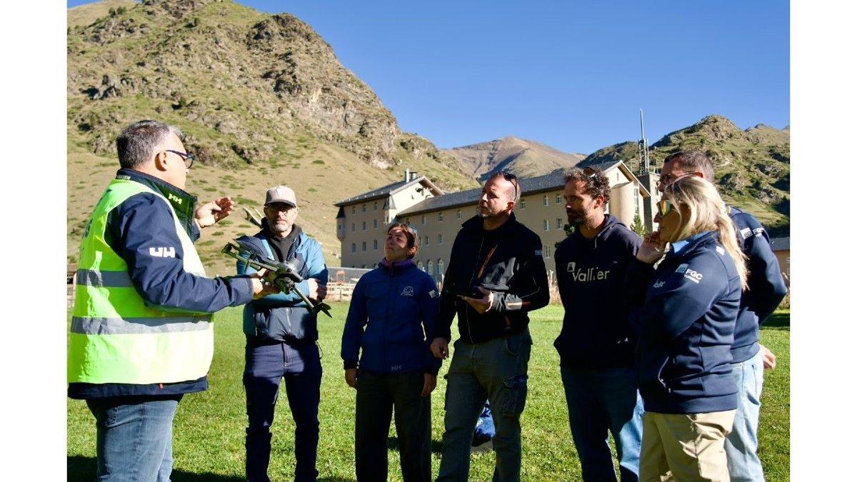 Dron de FGC para tareas en montaƱa Dron de FGC para tareas en montaƱa